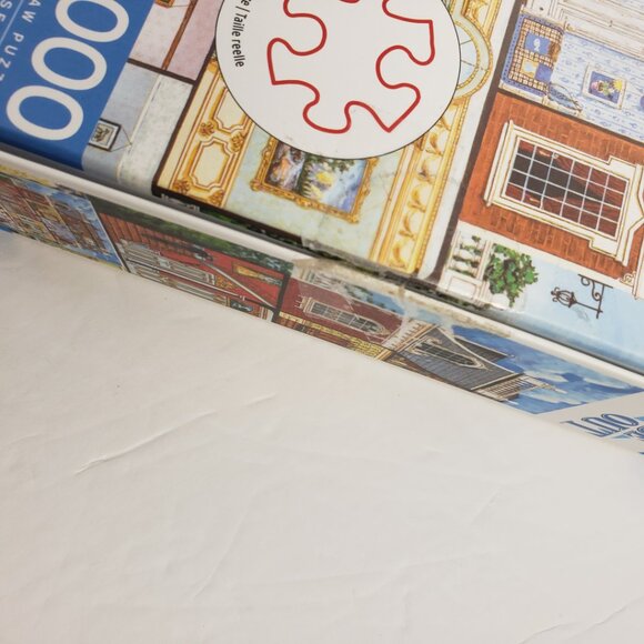 Master Pieces 1000pc Waldens Manor House 26x19 Inside Out Pre-Owned - Picture 7 of 13